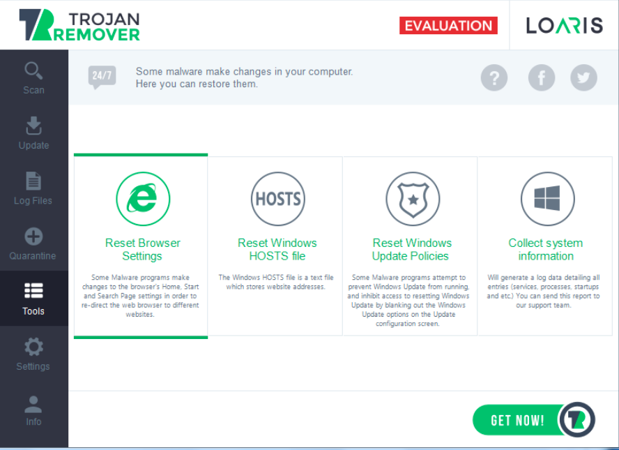 Loaris trojan remover