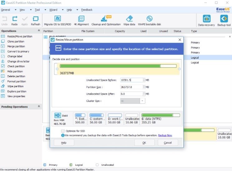 Easeus to fix corrupted drive