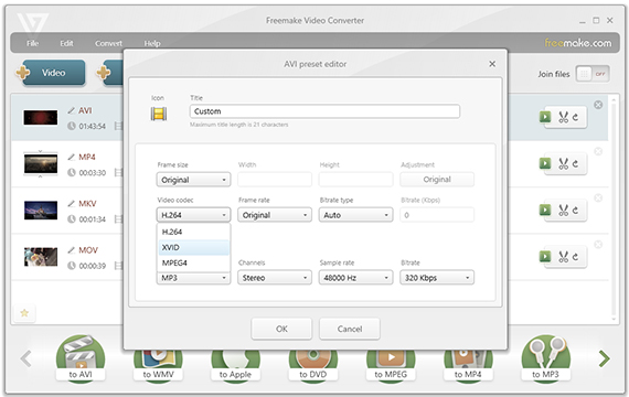 Freemake video converter slideshow