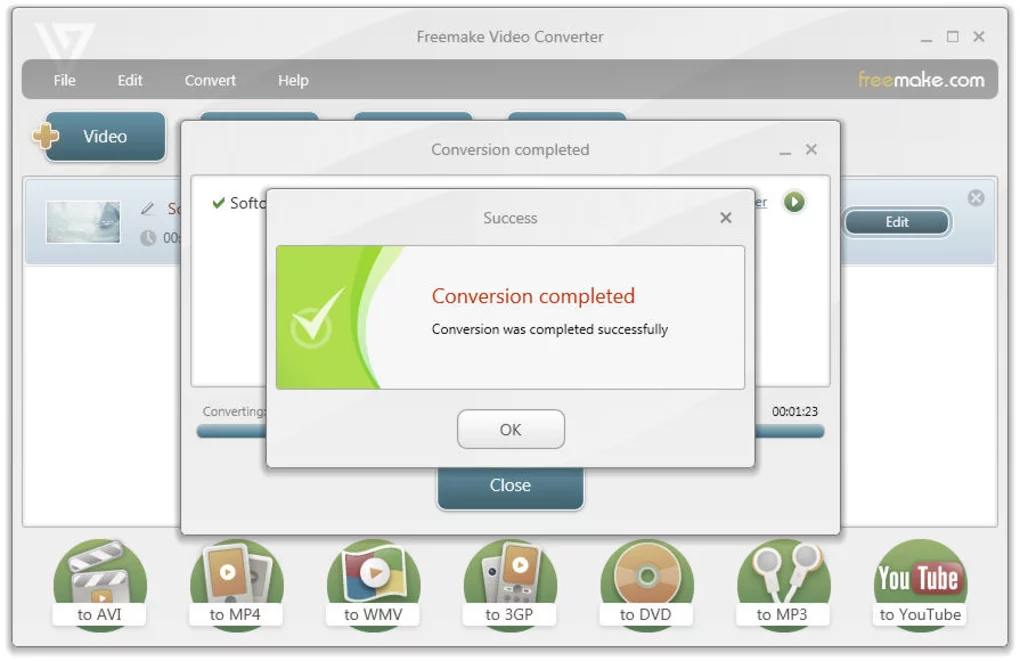 Freemake video converter slideshow