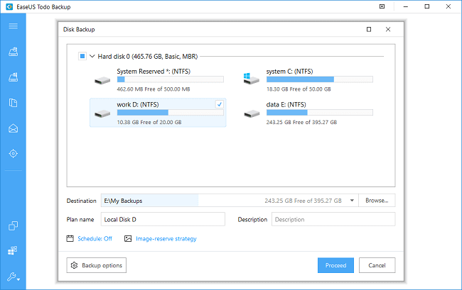 Easeus todo backup free 9.0